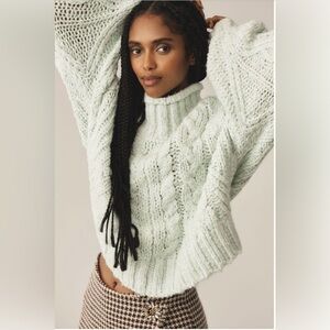 Anthropologie Fisherman Sweater Size XS NWT